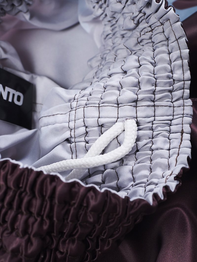 MANTO MUAY THAI SHORTS DUAL -brown